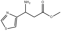 METHYL 3-AMINO-3-(1,3-THIAZOL-4-YL)PROPANOATE Structure