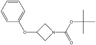3-苯氧基氮杂环丁烷-1-羧酸叔丁酯, 1600493-72-8, 结构式