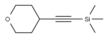 三甲基((四氢-2H-吡喃-4-基)乙炔基)硅烷,1604039-54-4,结构式