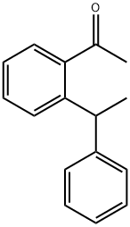 Ethanone, 1-[2-(1-phenylethyl)phenyl]- Structure