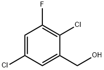 (2,5-Dichloro-3-fluorophenyl)methanol Structure