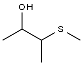 2-Butanol, 3-(methylthio)- Structure