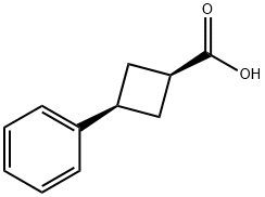 (1s,3s)-3-phenylcyclobutane-1-carboxylic acid Struktur