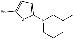 2-Bromo-5-(3-methylpiperidin-1-yl)thiophene|