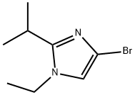 4-Bromo-1-ethyl-2-(iso-propyl)imidazole Struktur