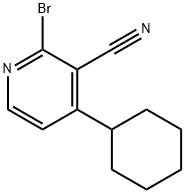 2-Bromo-3-cyano-4-cyclohexylpyridine|