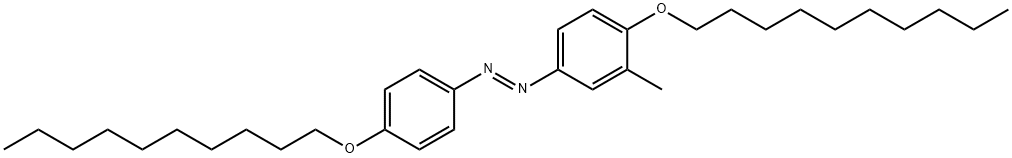 4,4'-ビス(デシルオキシ)-3-メチルアゾベンゼン 化学構造式