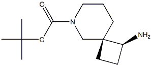 tert-butyl (1S,4R)-1-amino-6-azaspiro[3.5]nonane-6-carboxylate Structure