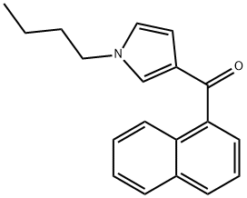 (1-butyl-1H-pyrrol-3-yl)(naphthalen-1-yl)methanone,162934-72-7,结构式