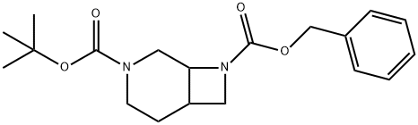 3,8-ジアザビシクロ[4.2.0]オクタン-3,8-ニカルボン酸8-ベンジル3-TERT-ブチル 化学構造式