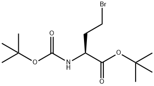 tert-Butyl (S)-4-Bromo-2-(Boc-amino)butyrate Struktur