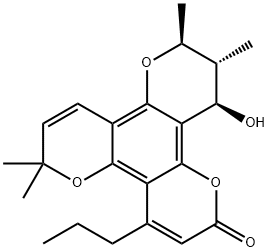 CALANOLIDE,163661-45-8,结构式