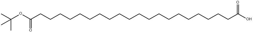 22-(叔丁氧基)-22-氧代二十烷酸, 1642333-05-8, 结构式