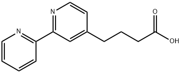 2,2'-联吡啶-4-(3-羧丙基) 结构式