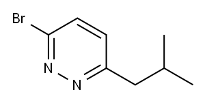 3-Bromo-6-(iso-butyl)pyridazine, 1643537-38-5, 结构式