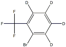 2-Trifluoromethylbromobenzene-3,4,5,6-d4 结构式