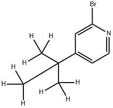 2-溴-4-(叔丁基-D9)-吡啶, 1643543-24-1, 结构式