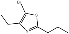5-Bromo-4-ethyl-2-(n-propyl)thiazole 结构式