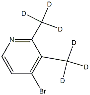 4-Bromo-(2,3-dimethyl-d6)-pyridine Structure
