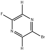 5-Fluoro-2-bromopyrazine-d2 Struktur