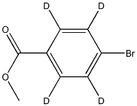 4-溴苯甲酸甲酯-2,3,5,6-D4, 1643577-32-5, 结构式