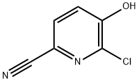6-chloro-5-hydroxy-pyridine-2-carbonitrile Structure