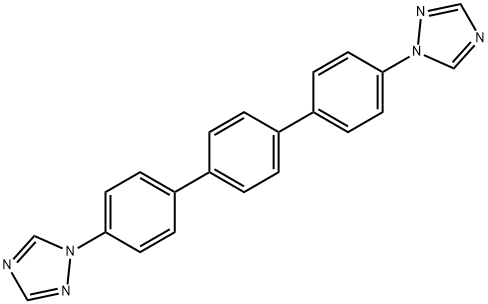 1H-1,2,4-Triazole,1,1'-[1,1':4',1''-terphenyl]-4,4''-diylbis-,1663497-64-0,结构式
