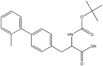 Boc-4-(2-methylphenyl)-DL-phenylalanine Structure