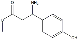 3-氨基-3-(4-羟基苯基)丙酸甲酯,166954-93-4,结构式