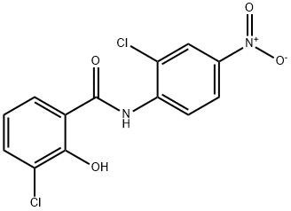 Benzamide, 3-chloro-N-(2-chloro-4-nitrophenyl)-2-hydroxy- Struktur