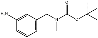 tert-butyl 3-aminobenzyl(methyl)carbamate Structure