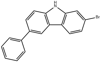2-溴-6-苯基-9H咔唑, 1686099-81-9, 结构式