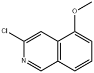 3-氯-5-甲氧基异喹啉,1691715-12-4,结构式