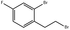 2-Bromo-1-(2-bromoethyl)-4-fluorobenzene Structure