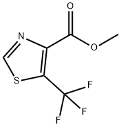 5-(三氟甲基)噻唑-4-羧酸甲酯 结构式