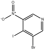 3-bromo-4-iodo-5-nitropyridine Structure