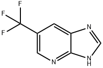 6-(trifluoromethyl)-1H-imidazo[4,5-b]pyridine, 1710201-89-0, 结构式