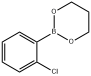 2-氯苯硼酸-1,3-丙二醇酯 结构式