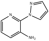 2-(1H-ピラゾール-1-イル)ピリジン-3-アミン 化学構造式