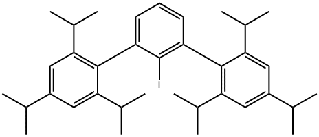 2-[2-碘-3-[2,4,6-三(异丙基)苯基]苯基]-1,3,5-三(异丙基)苯, 174272-36-7, 结构式