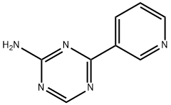 4-(3-Pyridyl)-1,3,5-triazin-2-amine Struktur