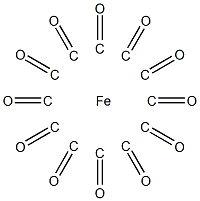 十二羰基三铁, 17685-52-8, 结构式
