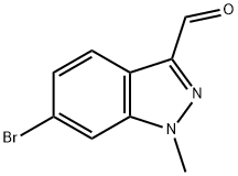 6-Bromo-1-methyl-1H-indazole-3-carbaldehyde Struktur