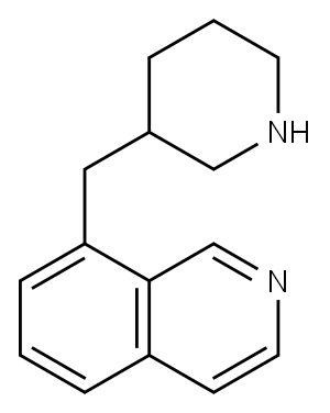 Isoquinoline, 8-(3-piperidinylmethyl)-,1782397-78-7,结构式
