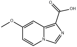 7-methoxyimidazo[1,5-a]pyridine-1-carboxylic acid 结构式