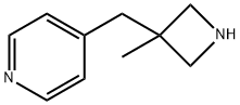 Pyridine, 4-[(3-methyl-3-azetidinyl)methyl]- Structure