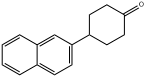 4-(2-Naphthalenyl)cyclohexanone Structure