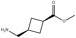 methyl cis-3-(aminomethyl)cyclobutane-1-carboxylate,1783714-09-9,结构式