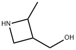 3-Azetidinemethanol, 2-methyl- Structure
