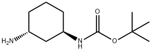 tert-Butyl ((1R,3R)-3-aminocyclohexyl)carbamate, 1788036-23-6, 结构式